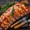 Medio costillar cabramelizado