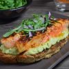 Tosta de salmón